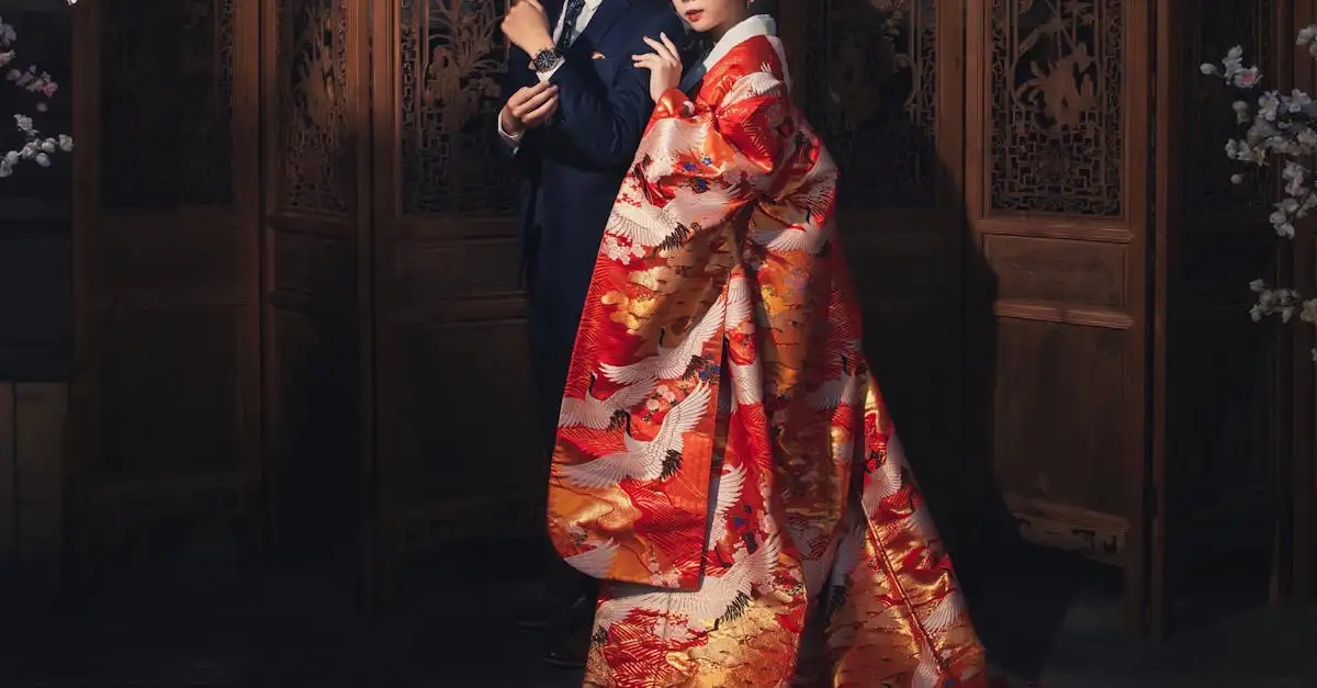 Kimono bruiloft: Stijlvolle en unieke trouwoutfits