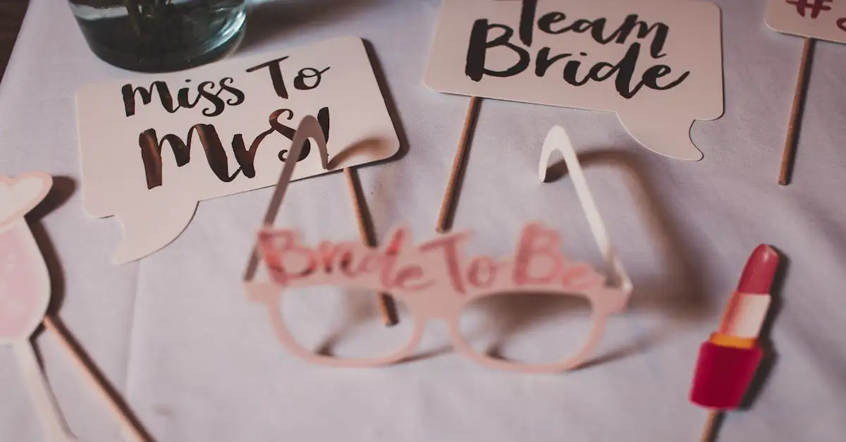 Leuke photobooth props voor uw bruiloft kopen