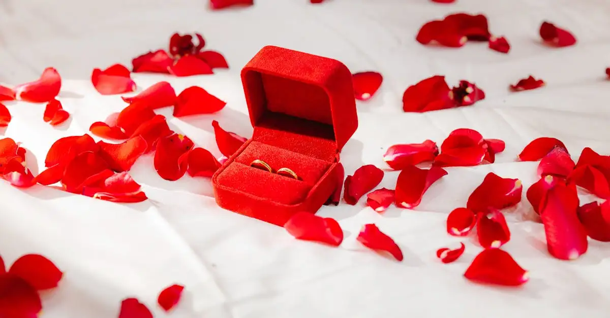 Prachtig ringdoosje voor uw huwelijk of verloving